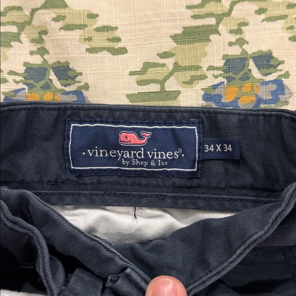 Vineyard Vines Christmas embroidered Breaker Pant 34x34 - Picture 4 of 6